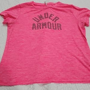 Under Armour pink fitness shirt XL